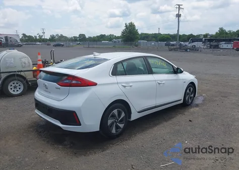 2017 Hyundai Ioniq Hybrid Sel из США, поврежденный, VIN KMHC75LCXHU020395